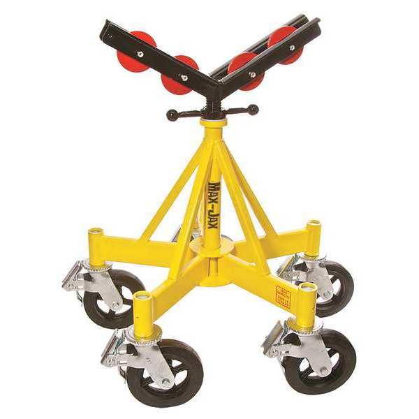 Roller Head Pipe Stand, 36 In.