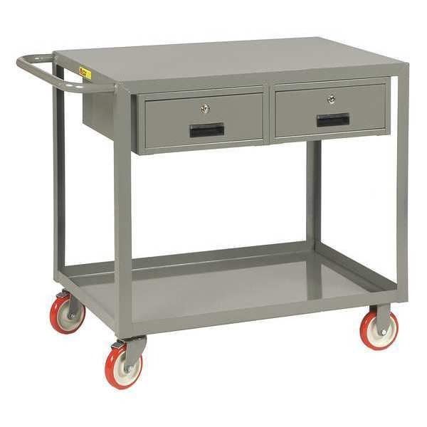 Mobile Workbench,  35" H x 24" W x 42" L,  Number of Drawers: 2