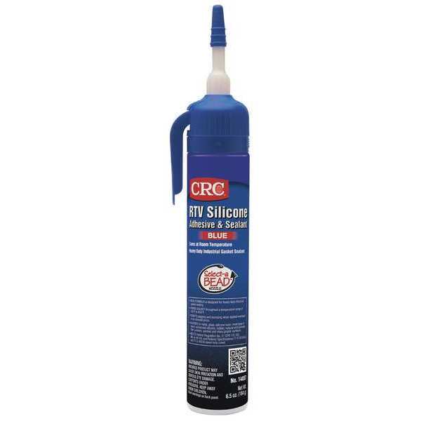 RTV Silicone Sealant,  6.5 oz,  Blue,  Temp Range -60 to 450 Degrees F