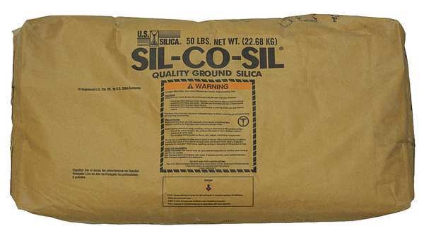 50 lb Ground Silica SL,  White,  Silica Base