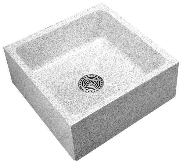 24 W x 24 L x 10 in H,  Terrazzo,  Mop Sink