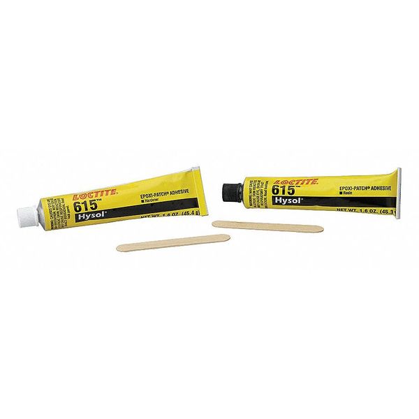 Epoxy Adhesive,  615 Series,  Blue,  1:01 Mix Ratio,  25 min Functional Cure,  Tube