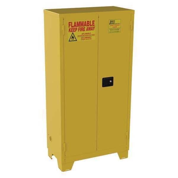 Flammable Safety Cabinet,  44 gal.,  Yellow