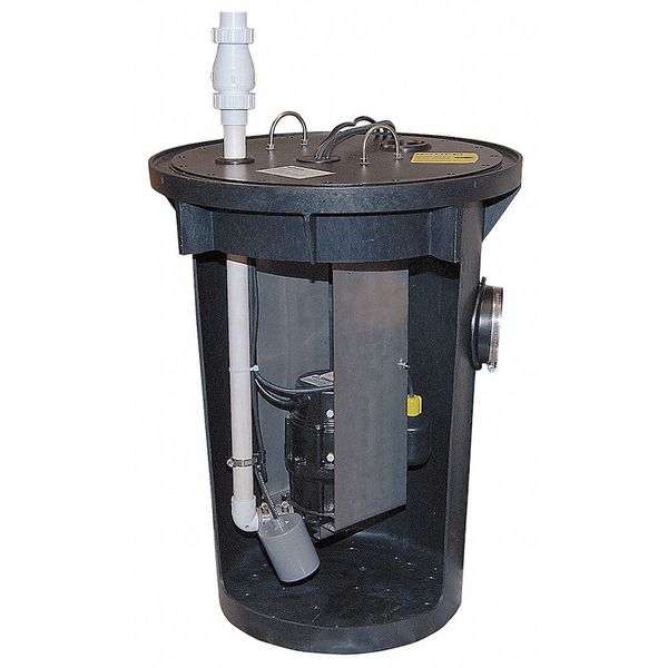 Grinder Pump System, 1/2 HP, 115V
