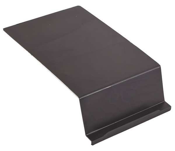 Plastic ESD Conductive Stack & Hang Bin Cover,  Black,  9 3/8 in L,  5 1/2 in W