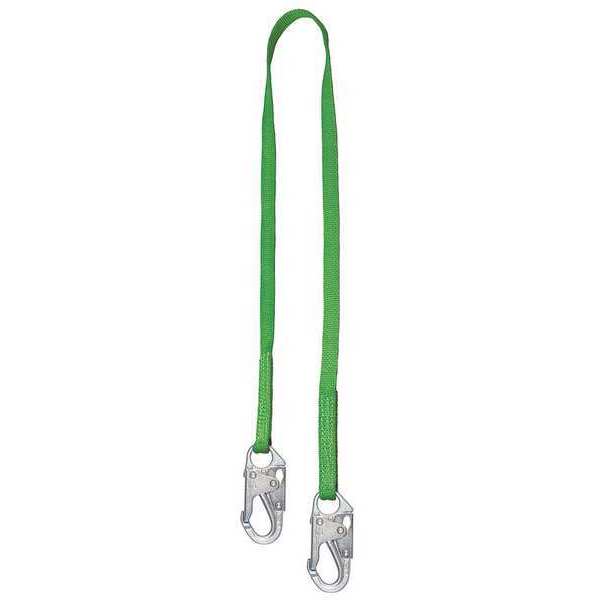 Positioning Lanyard,  4 ft.,  310 lb. Weight Capacity,  Green