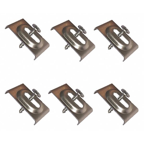 Undermount Clips for Stainless Steel Sinks (Set of 6)
