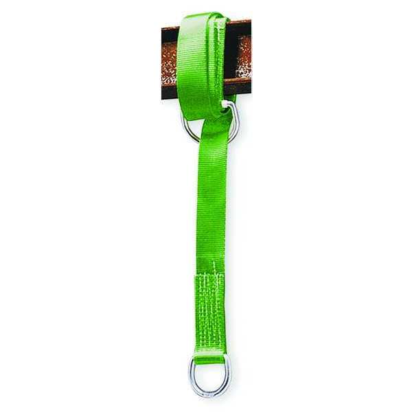 Cross-Arm Anchorage Strap,  With 2 D-Rings,  Reusable,  Polyester,  400 lb Capacity,  6 ft L