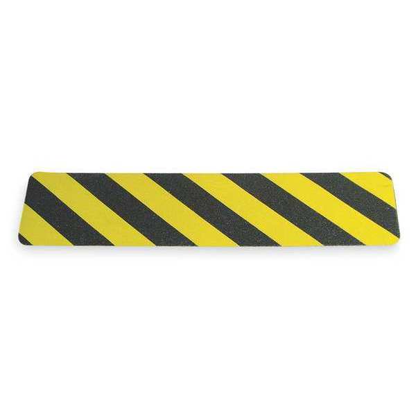 Anti-Slip Tape, Black/Yellow, 2ft, PK10