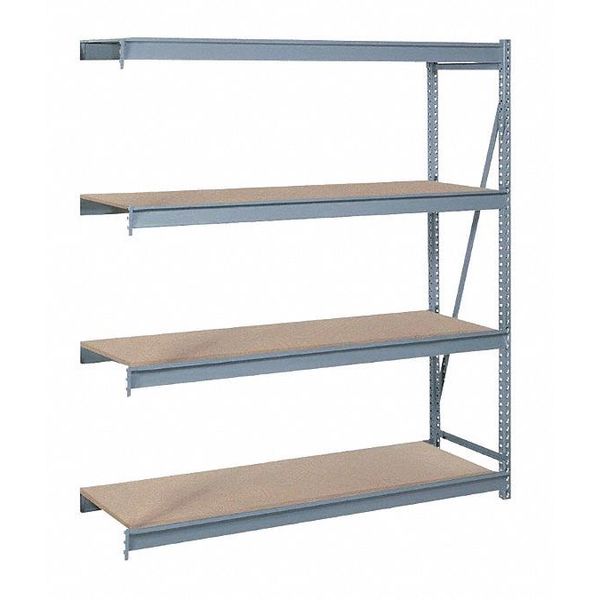 Add-On Bulk Storage Rack,  36 in D,  96 in W,  4 Shelves