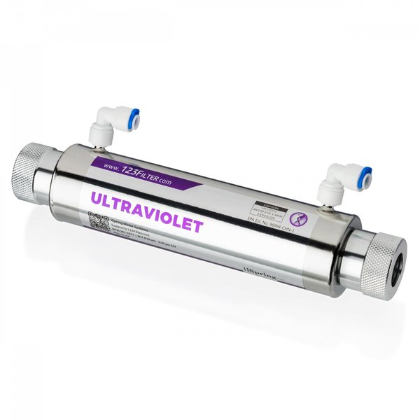 UV Light Water Filter w Smart Flow Control Switch 11W