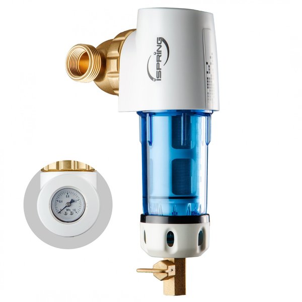 Spin Down Sediment Filter 50 Micron w Housing Scraper